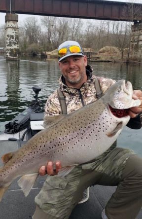 27 lb brown trout